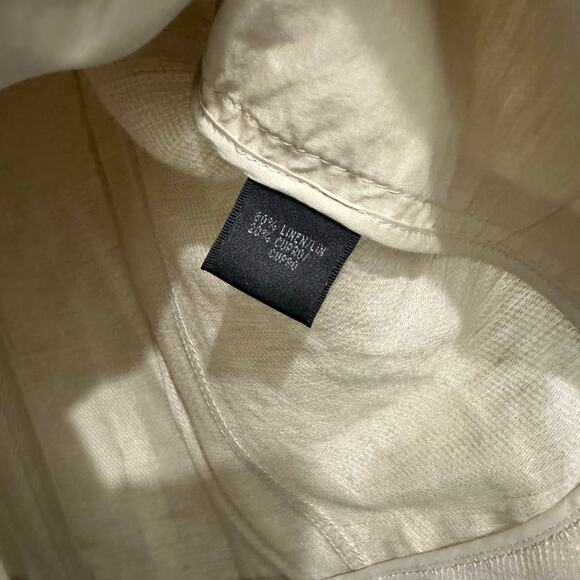 Lafayette 148 Linen Utility Jacket size 16 beige - Picture 4 of 9